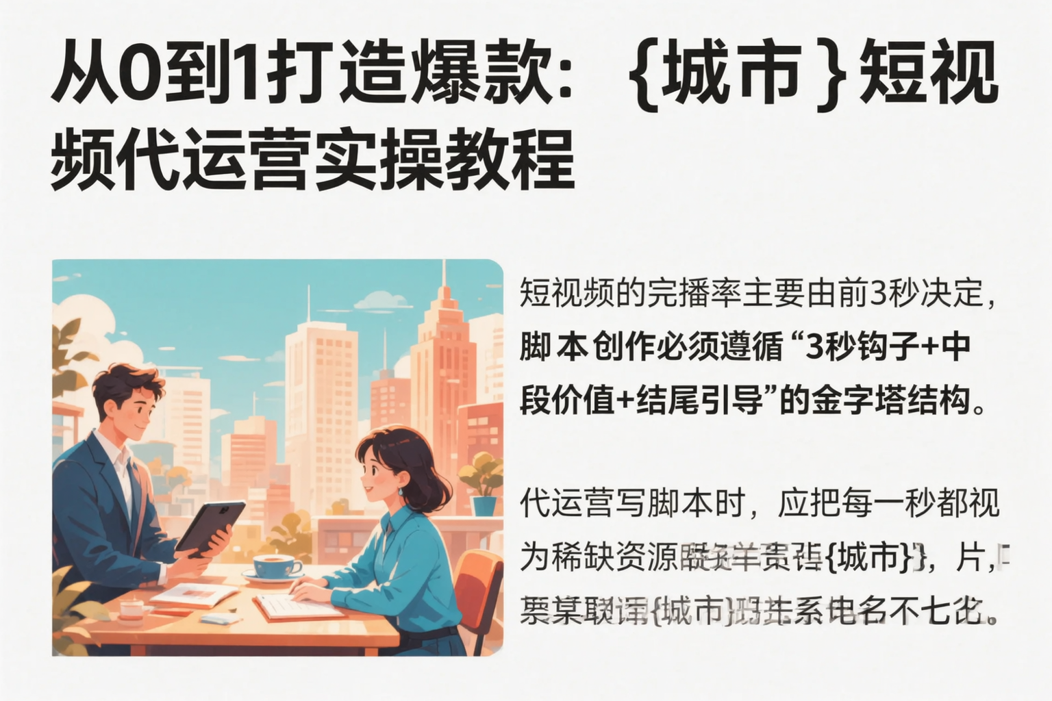 从0到1打造爆款:周口短视频代运营实操教程