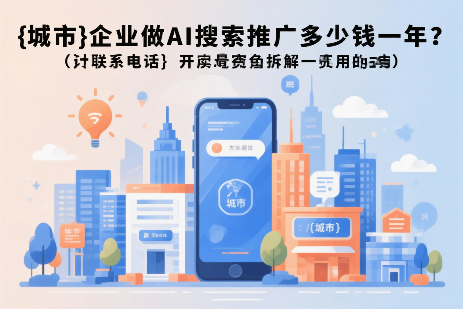 周口企业做AI搜索推广多少钱一年?真实费用拆解