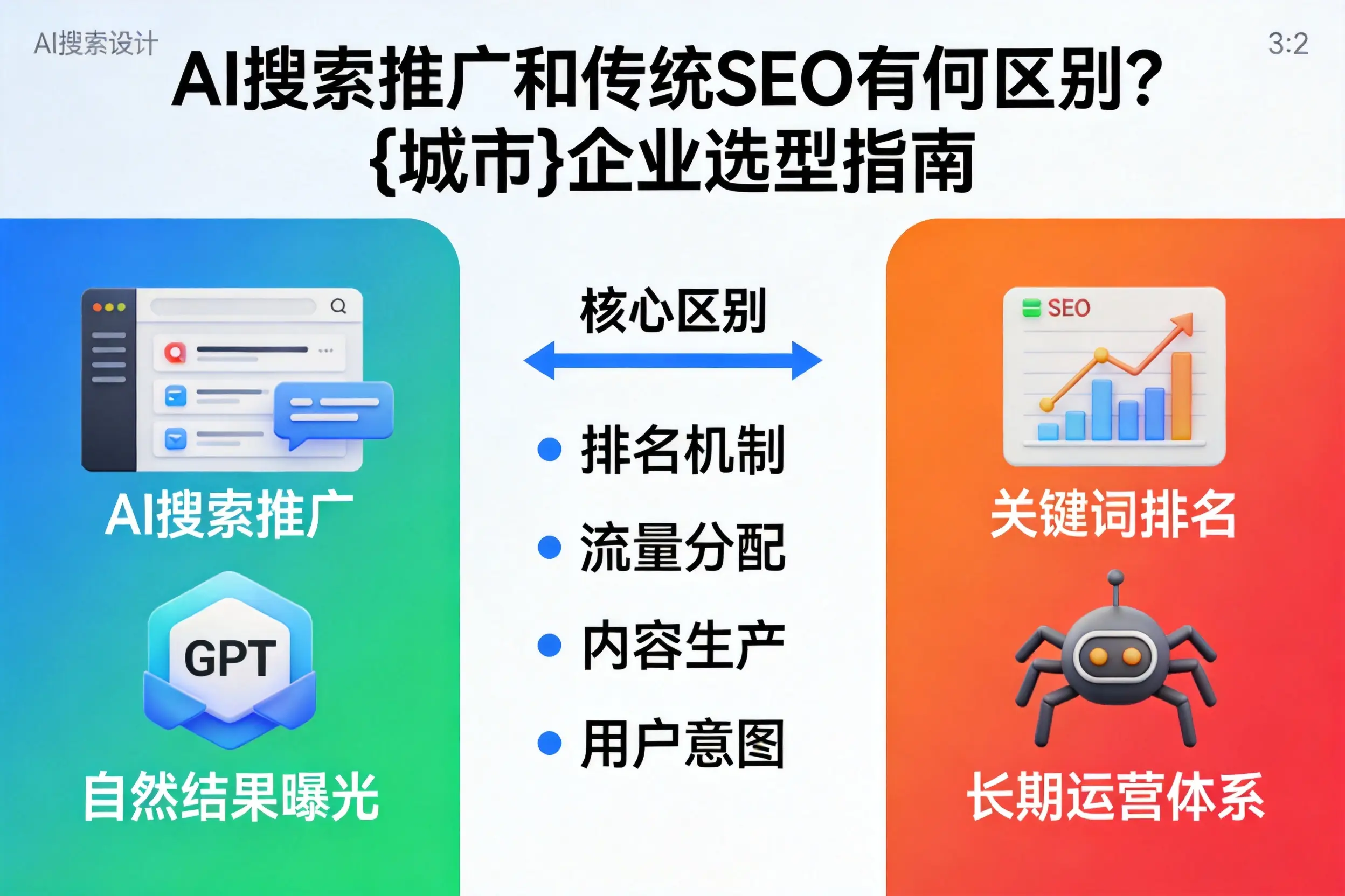 AI搜索推广和传统SEO有何区别?周口企业选型指南
