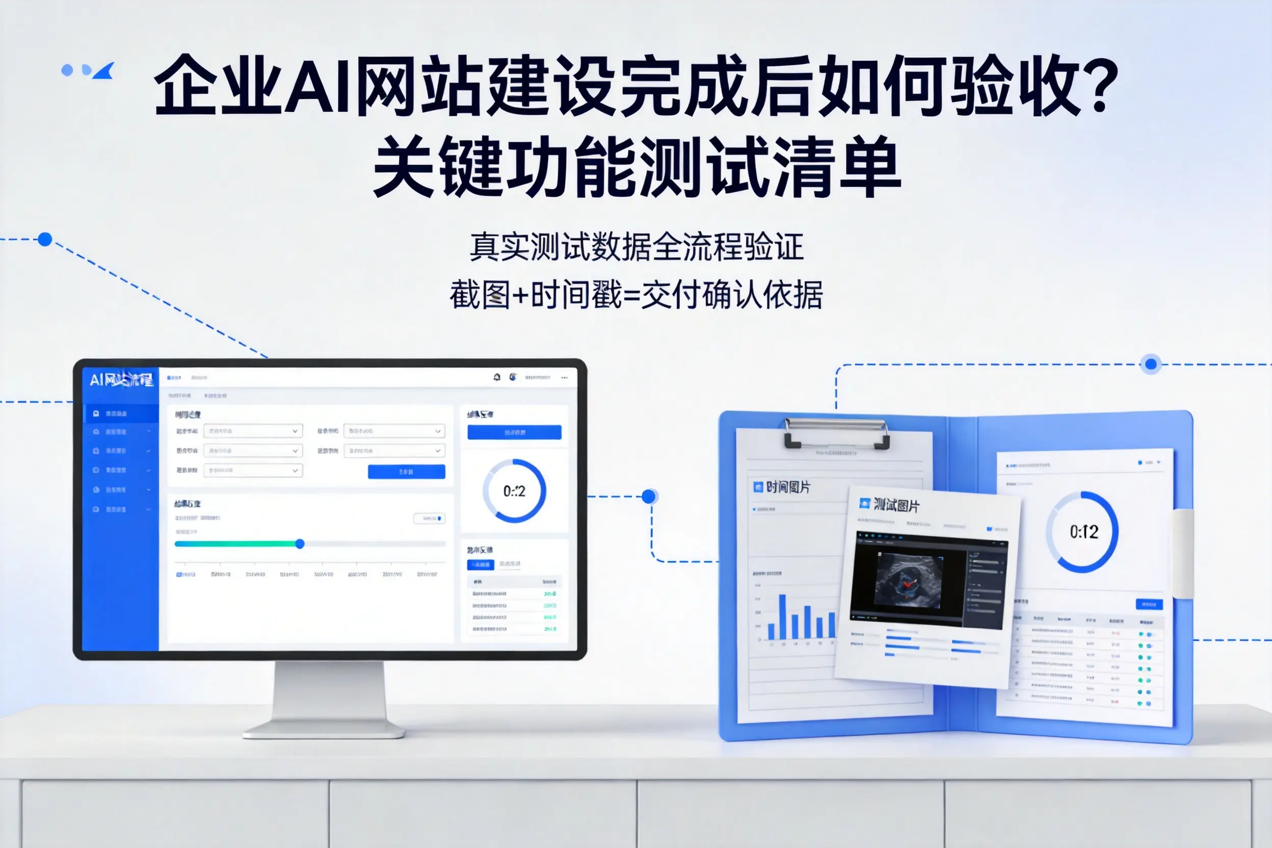 周口企业AI网站建设完成后如何验收?关键功能测试清单