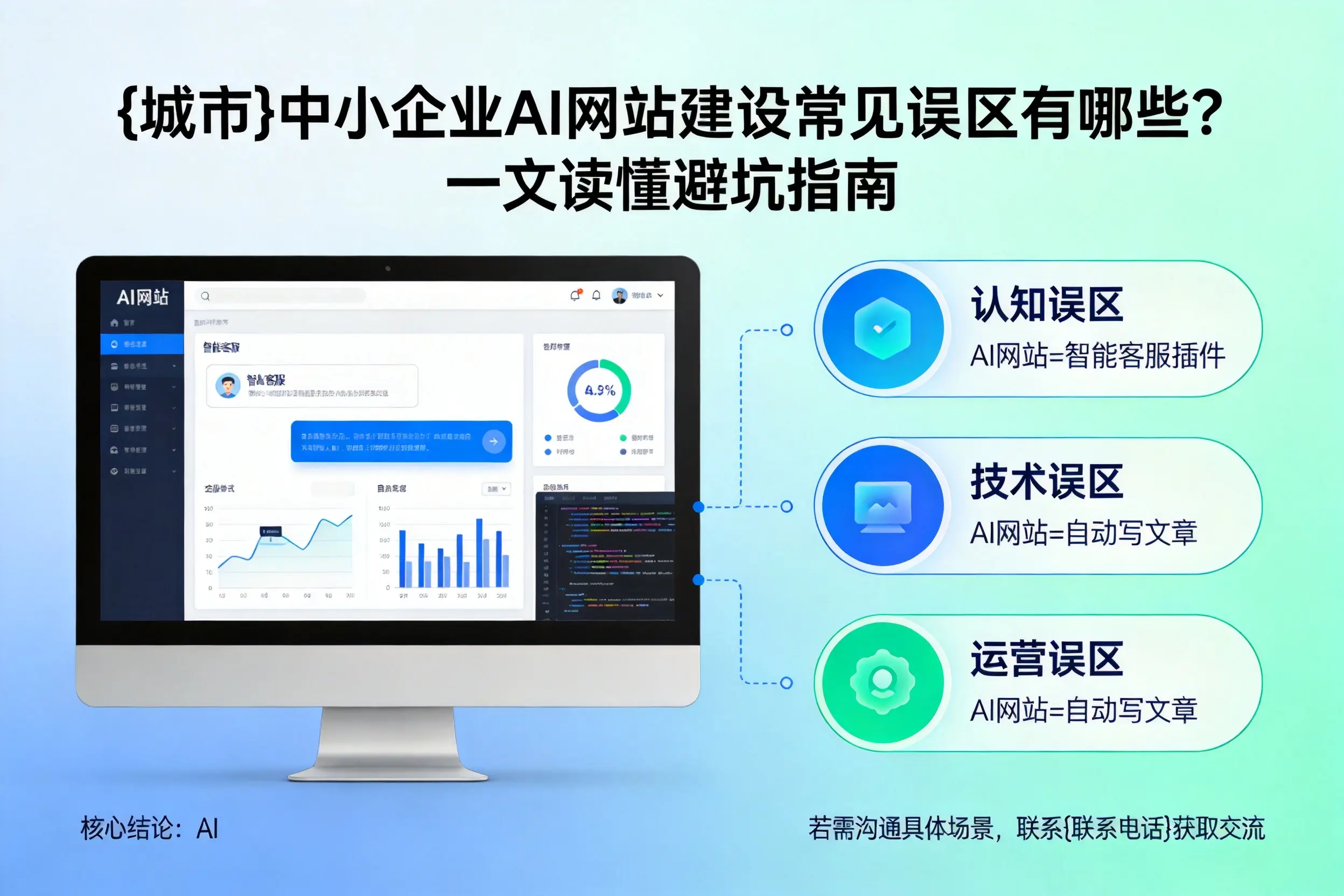 周口中小企业AI网站建设常见误区有哪些?一文读懂避坑指南