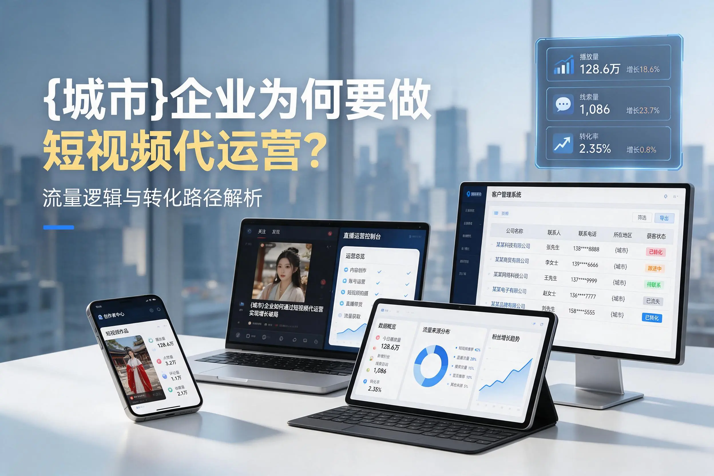 周口企业为何要做短视频代运营？流量逻辑与转化路径解析