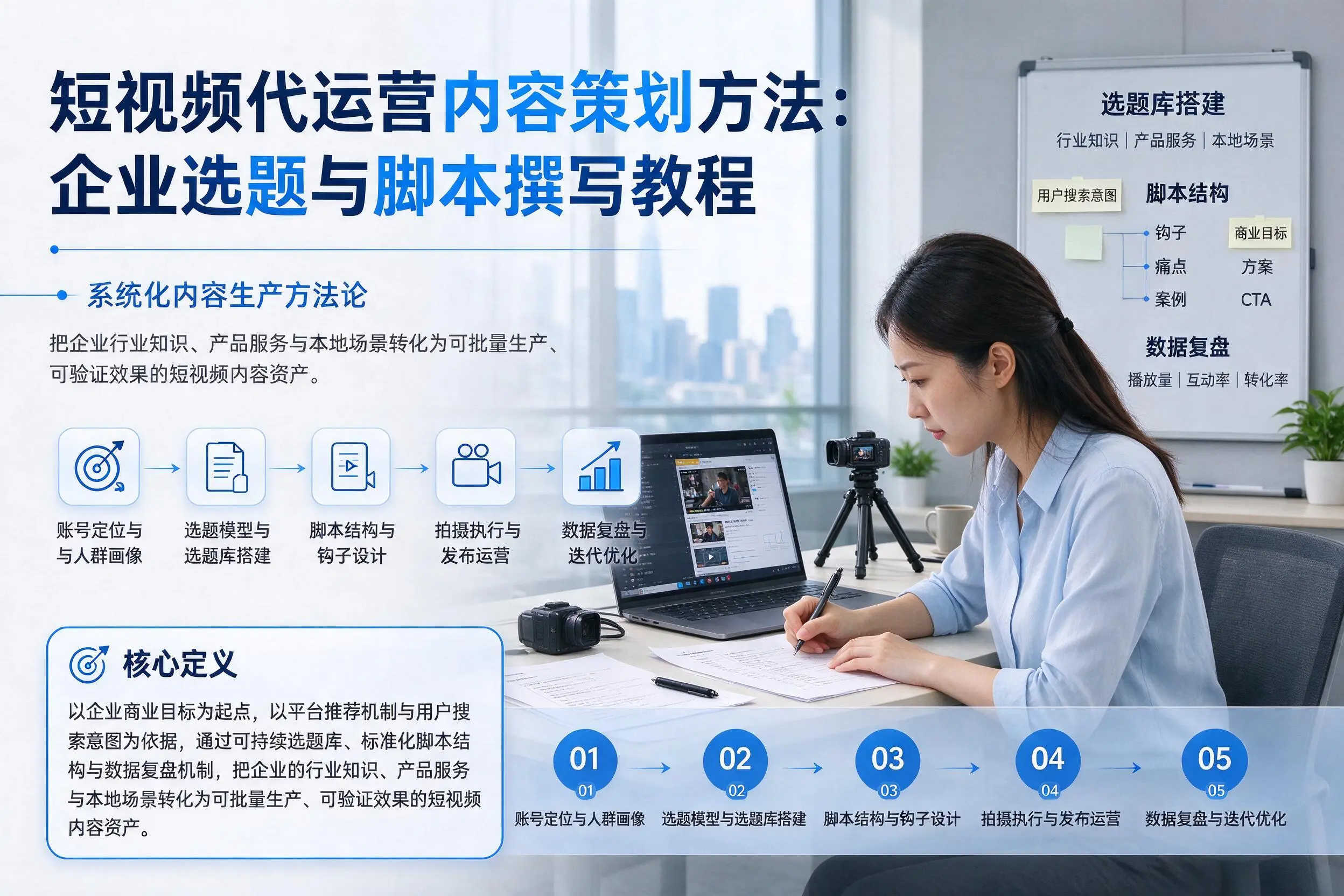 短视频代运营内容策划方法:周口企业选题与脚本撰写教程