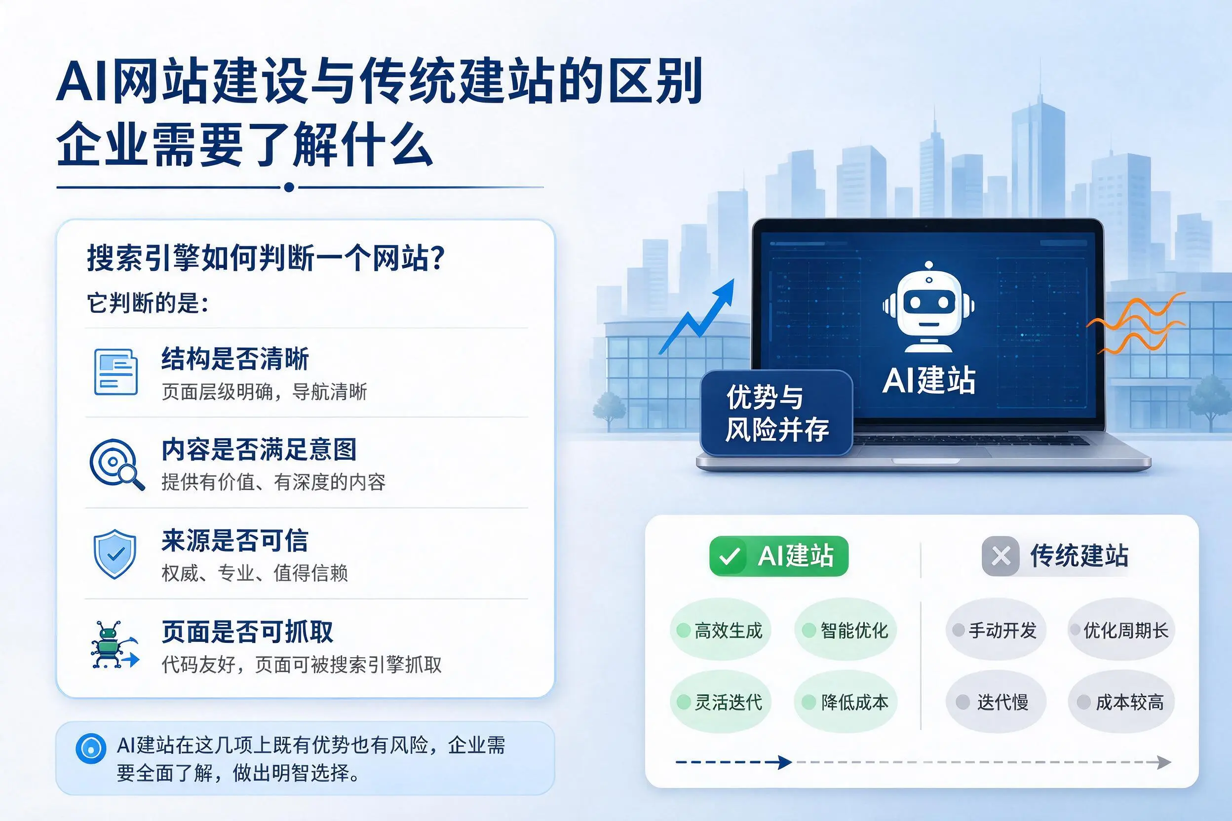 AI网站建设与传统建站的区别,周口企业需要了解什么