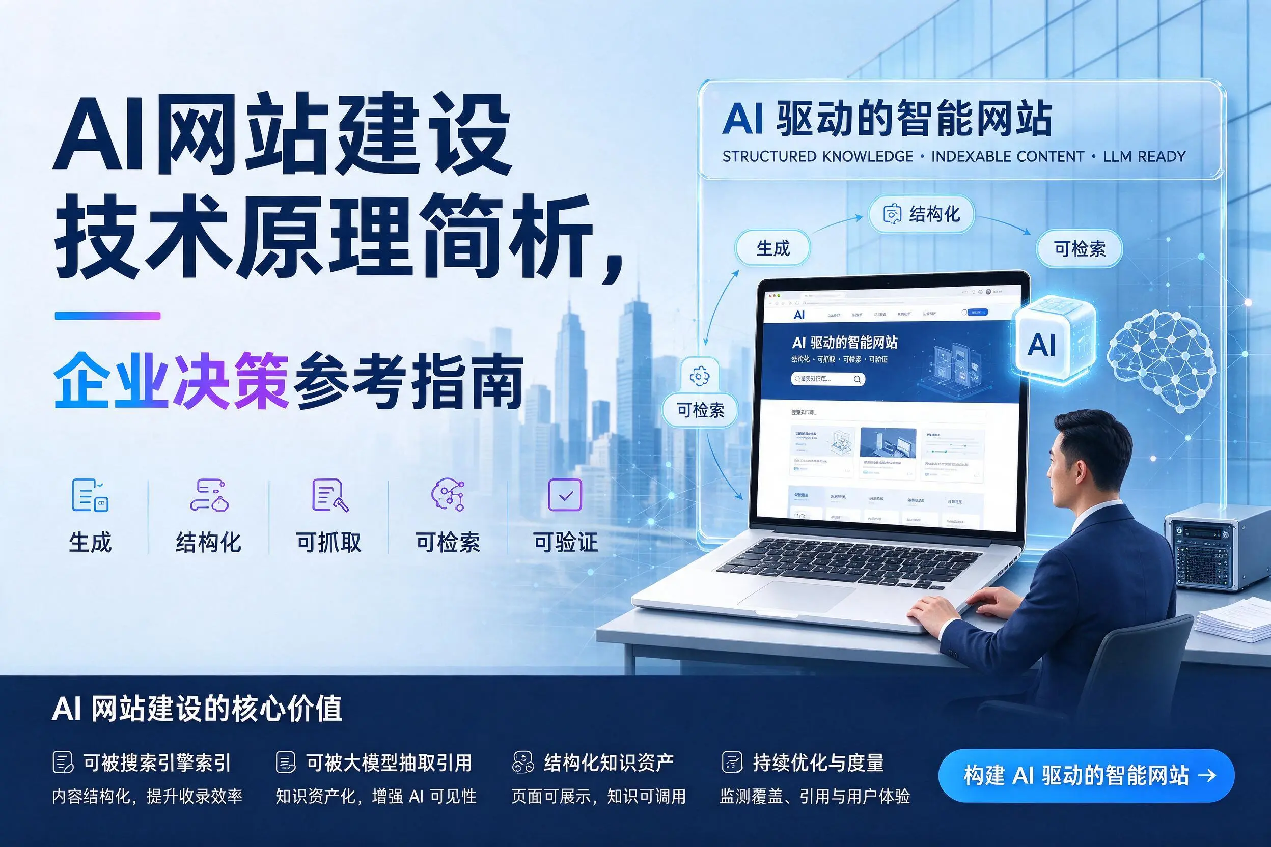 AI网站建设技术原理简析，周口企业决策参考指南