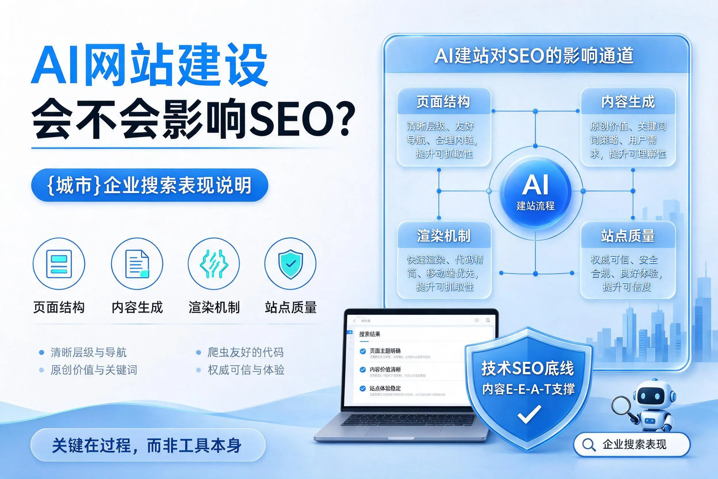 AI网站建设会不会影响SEO？周口企业搜索表现说明