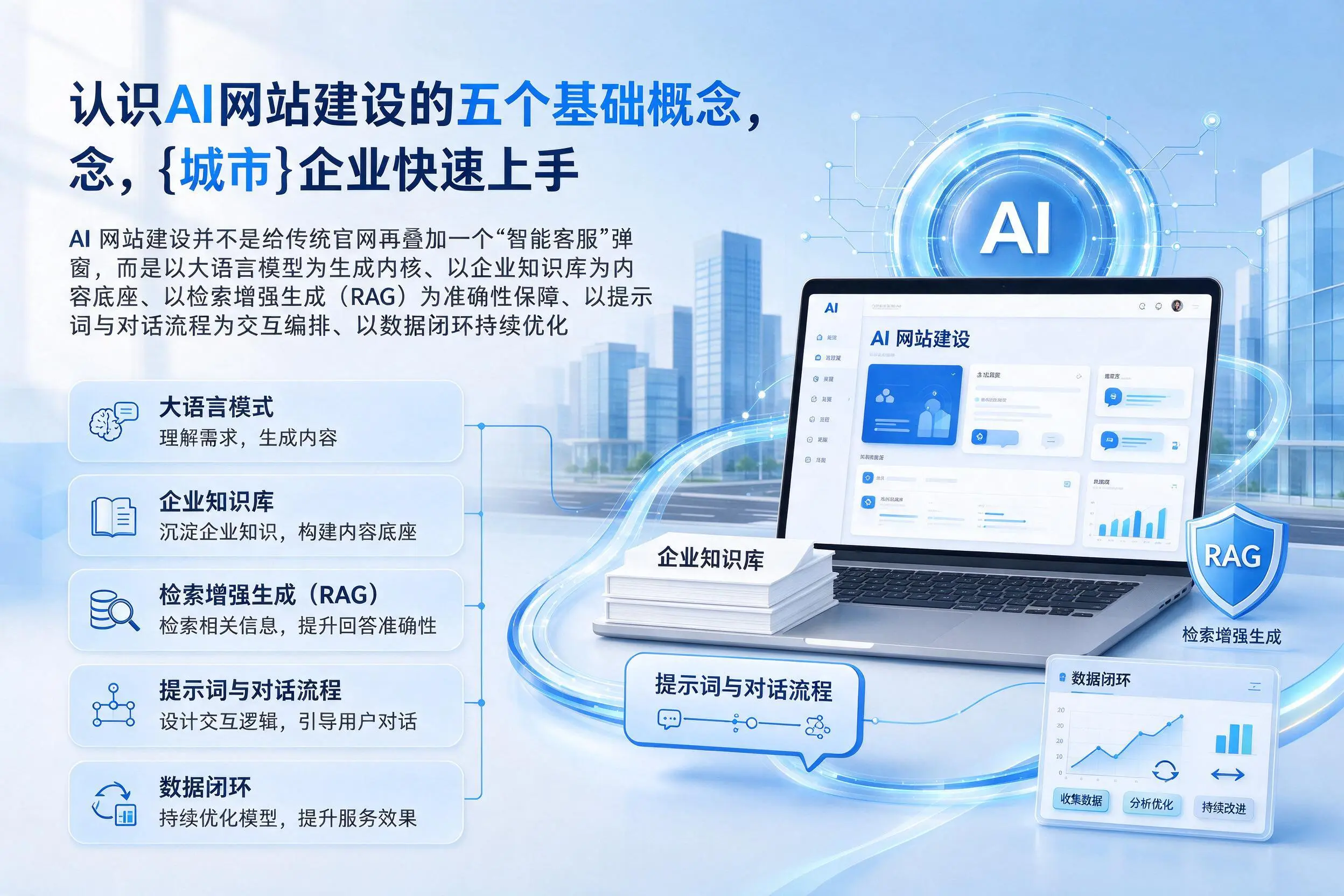认识AI网站建设的五个基础概念，周口企业快速上手