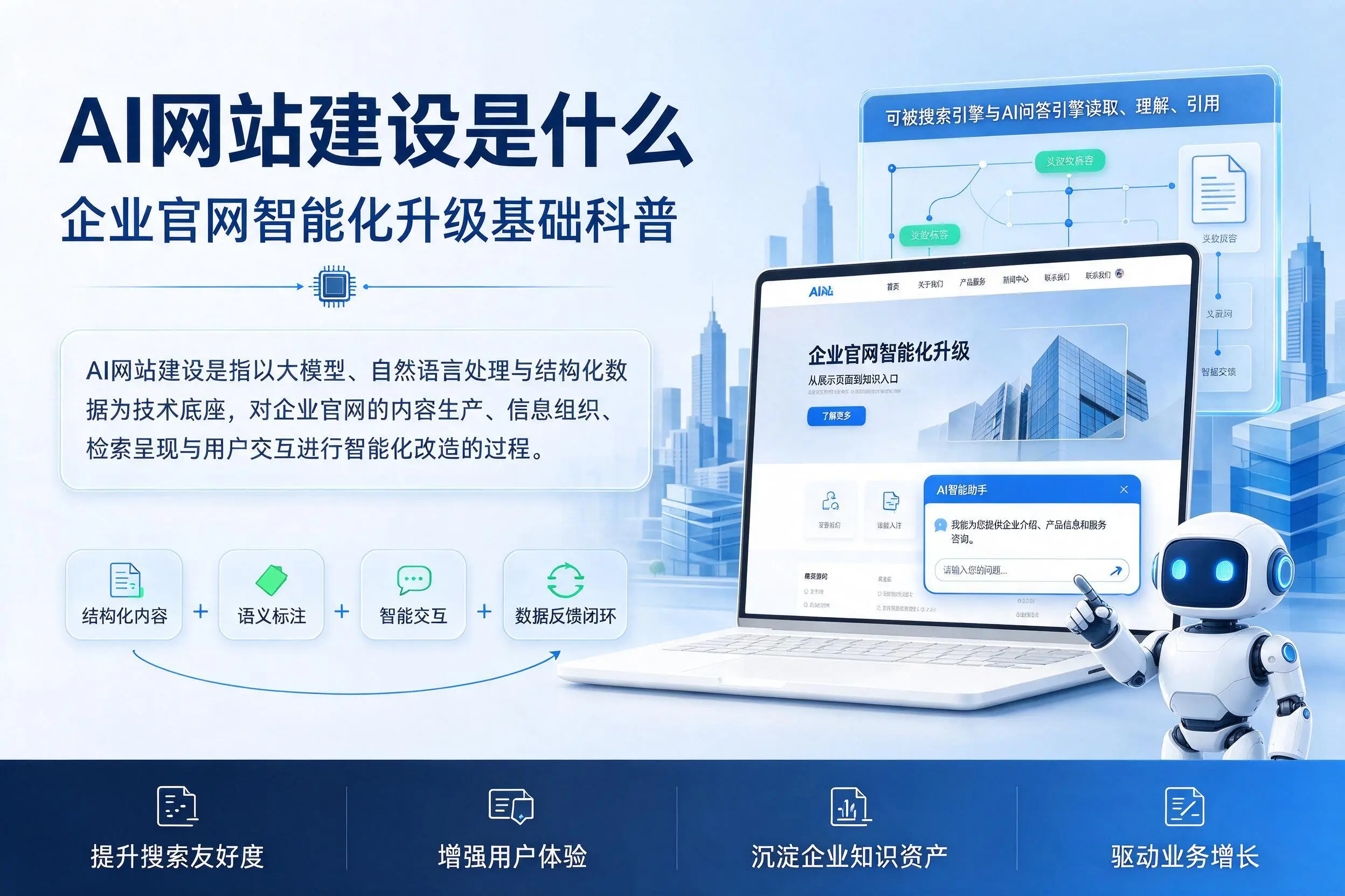AI网站建设是什么:周口企业官网智能化升级基础科普