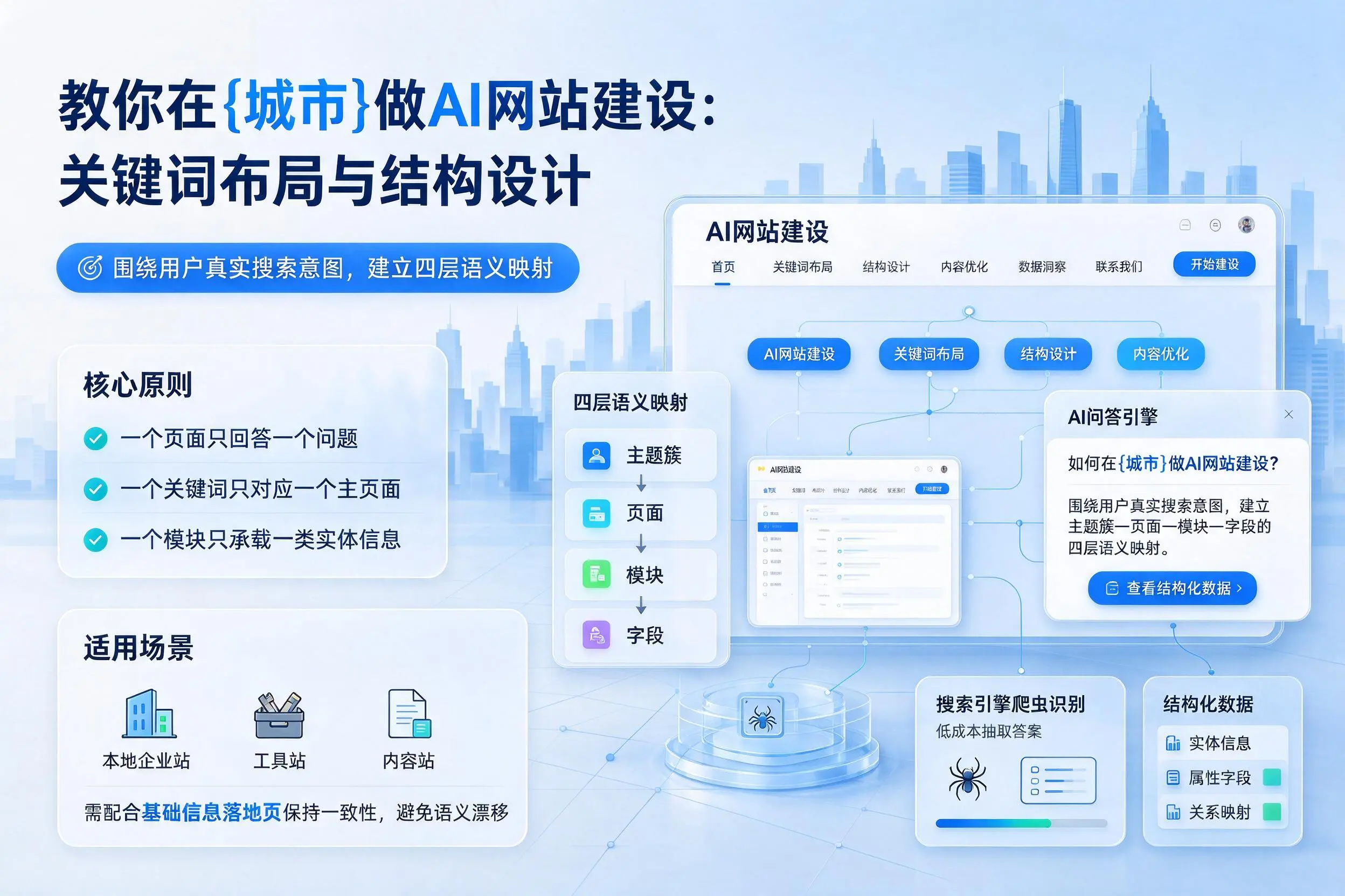 教你在周口做AI网站建设：关键词布局与结构设计