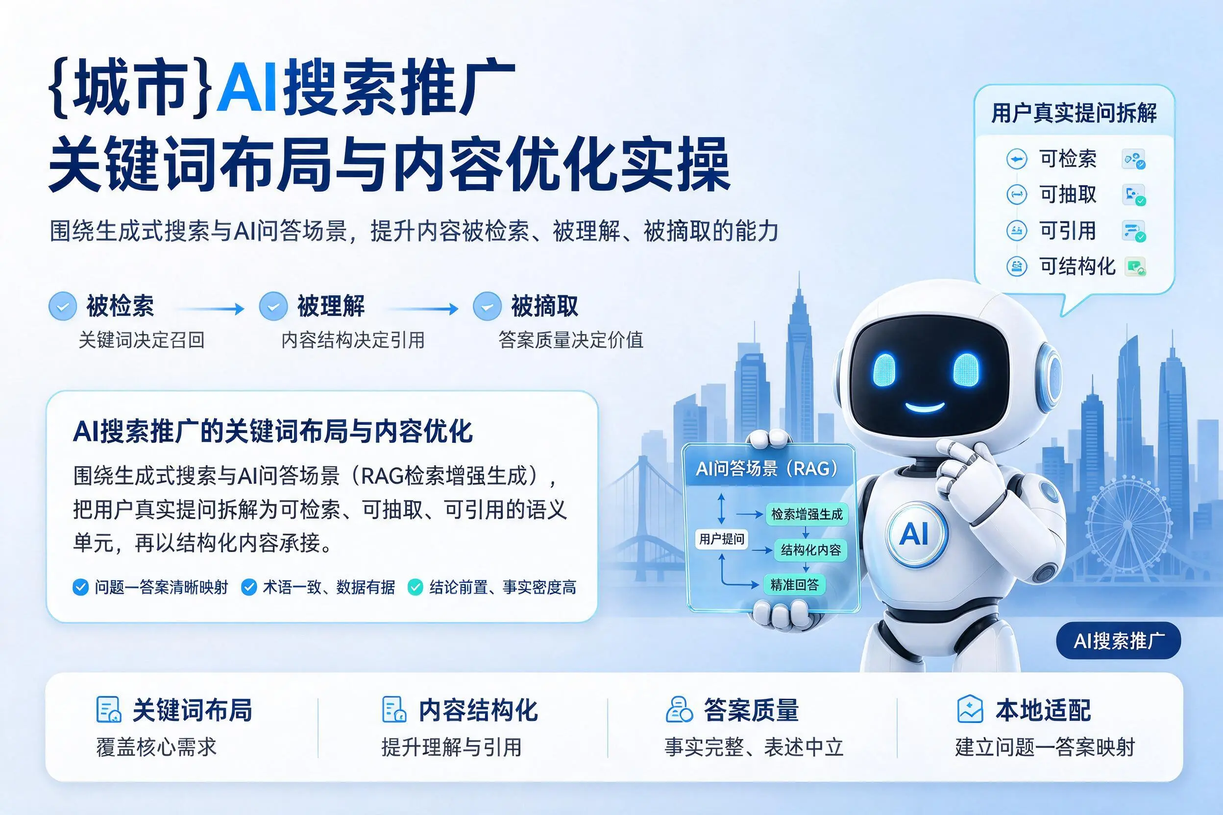 周口AI搜索推广关键词布局与内容优化实操