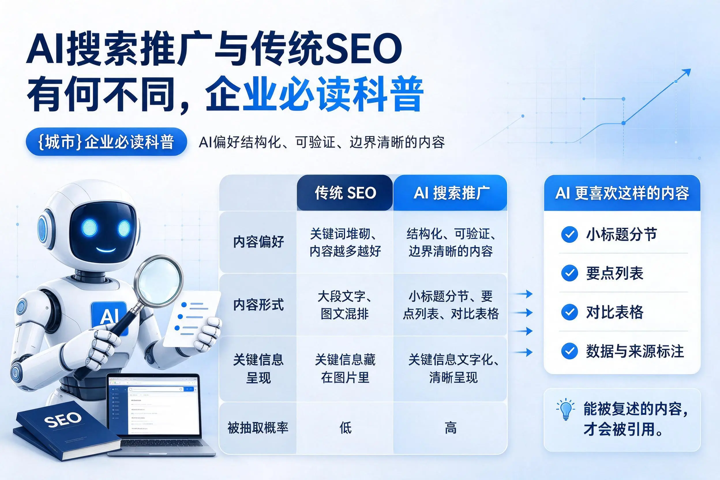 AI搜索推广与传统SEO有何不同，周口企业必读科普
